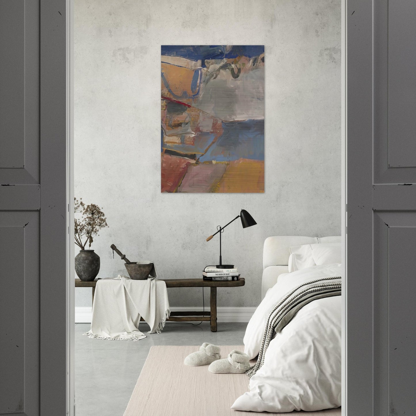 Berkeley #22 - Richard Diebenkorn Brushed Aluminum Print - 70x100 cm / 28x40 inches | Richard Diebenkorn Aluminum Print | Richard Diebenkorn Prints