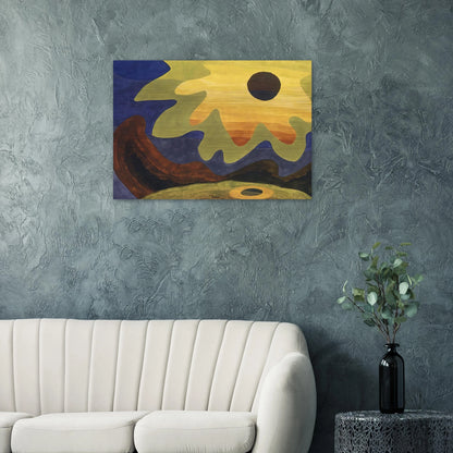 Sun - 1943 - Arthur Dove Brushed Aluminum Print - 70x100 cm / 28x40 inches | Arthur Dove Aluminum Print | Arthur Dove Prints