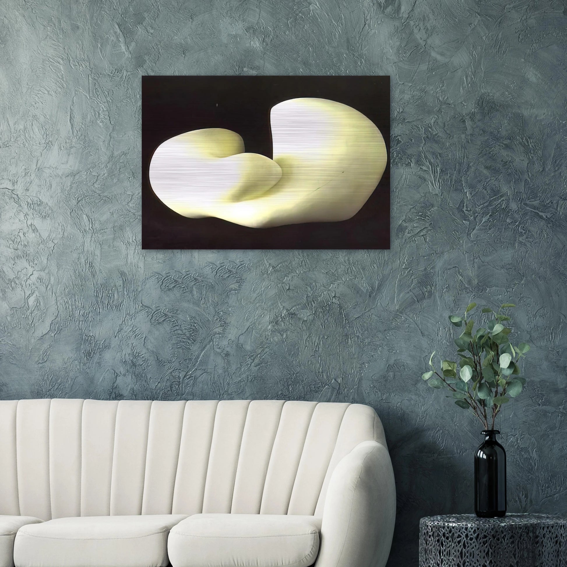 Human Concretion - Jean Arp Brushed Aluminum Print - 70x100 cm / 28x40 inches | Jean Arp Aluminum Print | Jean Arp Prints