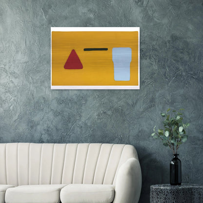 Foley - 1967 - Ron Gorchov Brushed Aluminum Print - 70x100 cm / 28x40 inches | Ron Gorchov Aluminum Print | Ron Gorchov Prints