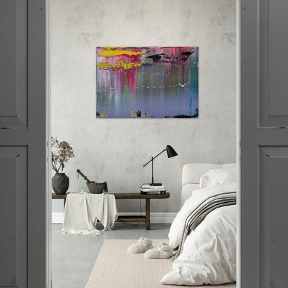 ABSTRACT PICTURE - Gerhard Richter Brushed Aluminum Print - 70x100 cm / 28x40 inches | Gerhard Richter Aluminum Print | Gerhard Richter Prints