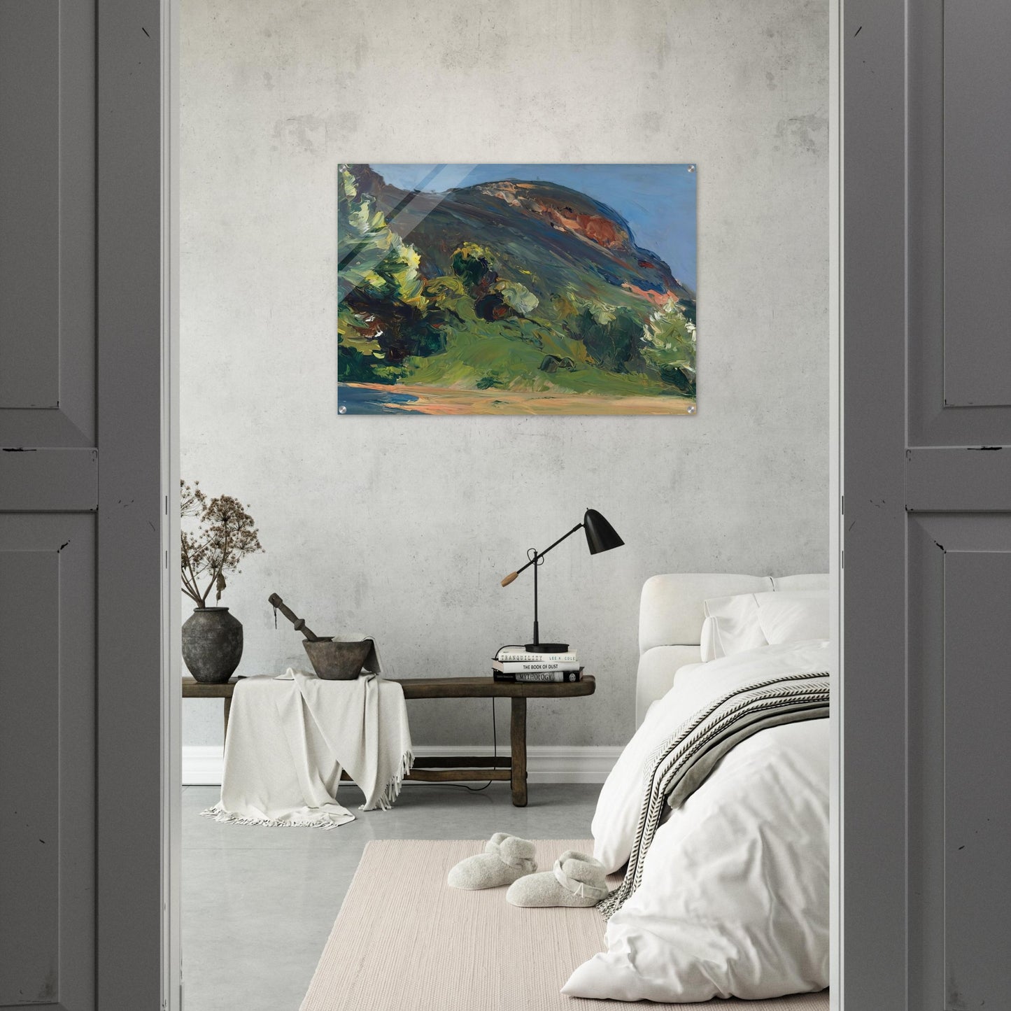 Bluff - Edward Hopper Acrylic Print - 70x100 cm / 28x40″ inches | Edward Hopper Wall Art | Edward Hopper Prints