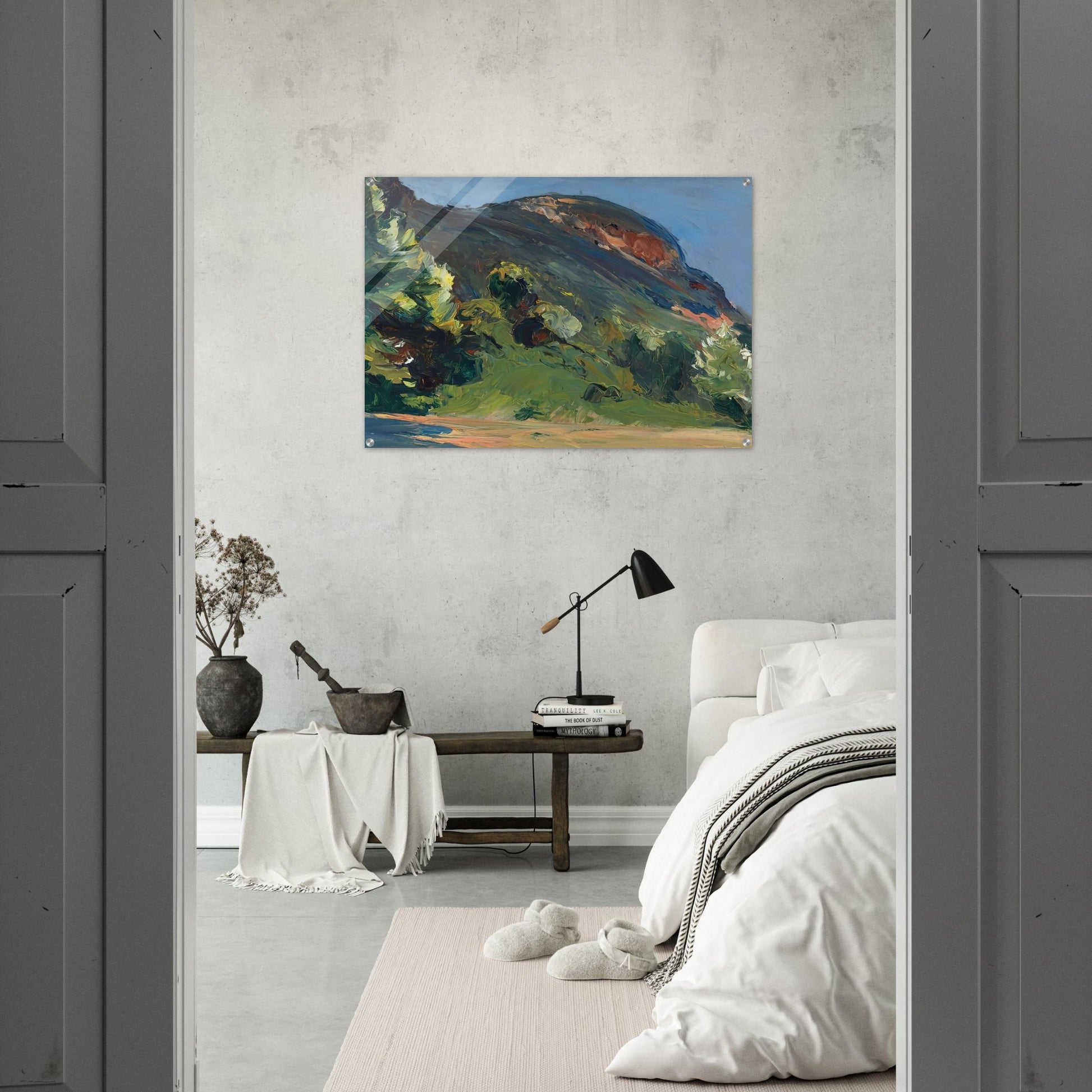 Bluff - Edward Hopper Acrylic Print - 70x100 cm / 28x40″ inches | Edward Hopper Wall Art | Edward Hopper Prints