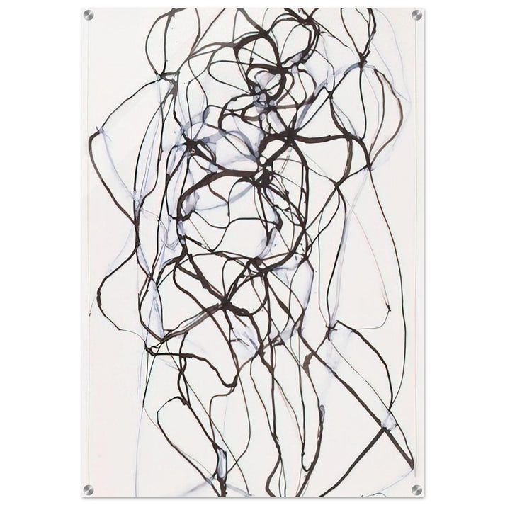 Aphrodite Study - 1993 - Brice Marden Acrylic Print - 70x100 cm / 28x40″ inches | Brice Marden Wall Art | Brice Marden Prints