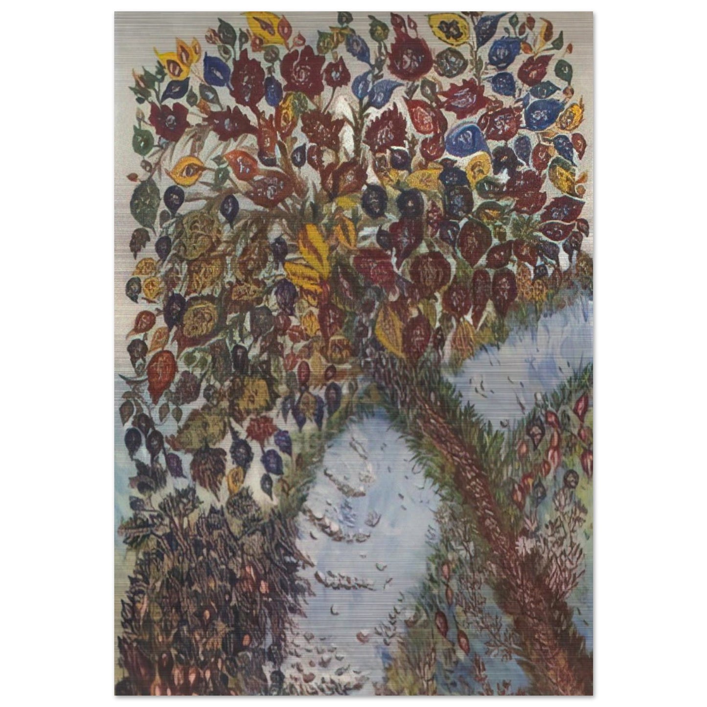 Tree or Paradise - 1925 - Seraphine Louis Brushed Aluminum Print - 70x100 cm / 28x40 inches | Seraphine Louis Aluminum Print | Seraphine Louis Prints