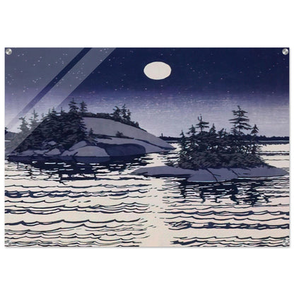 Islands Allagash - 1990 - Neil Welliver Acrylic Print - 70x100 cm / 28x40″ inches