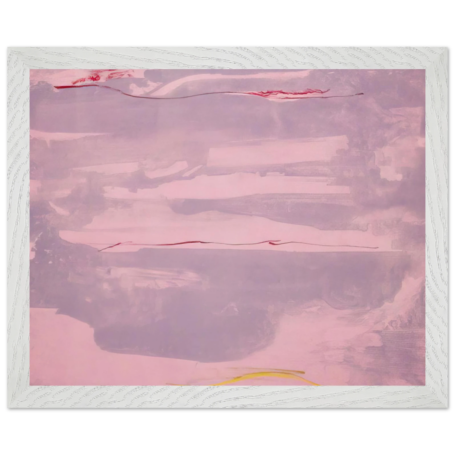 Helen Frankenthaler - Dream Walk - 1977 Wall art - 15x20 cm / 6x8 inches - Premium Wooden Framed Poster With Fine Art Paper-canvas - Wood frame