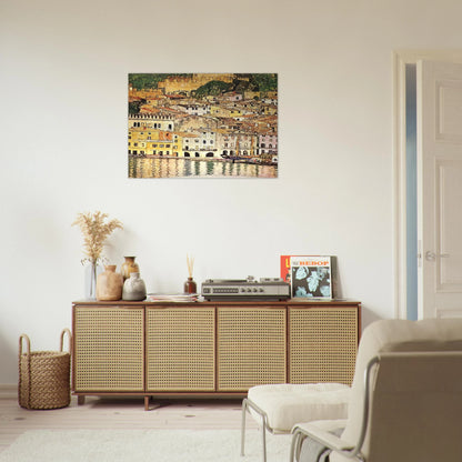 MALCESINE ON LAKE GARDA - Gustav Klimt Brushed Aluminum Print - 70x100 cm / 28x40 inches | Gustav Klimt Aluminum Print | Gustav Klimt Prints