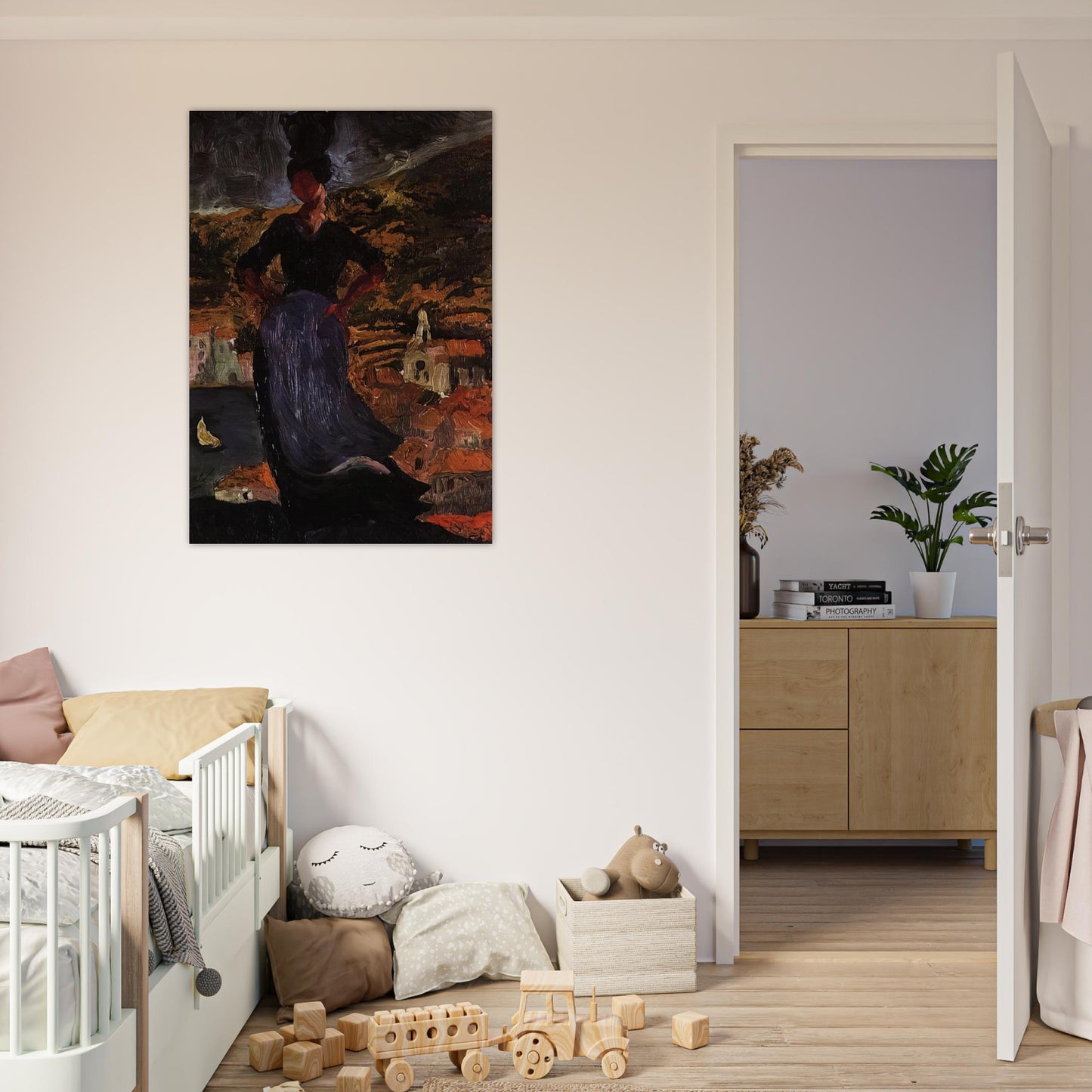 PORTRAIT OF HORTENSIA - Salvador Dali Brushed Aluminum Print - 70x100 cm / 28x40 inches | Salvador Dali Aluminum Print | Salvador Dali Prints