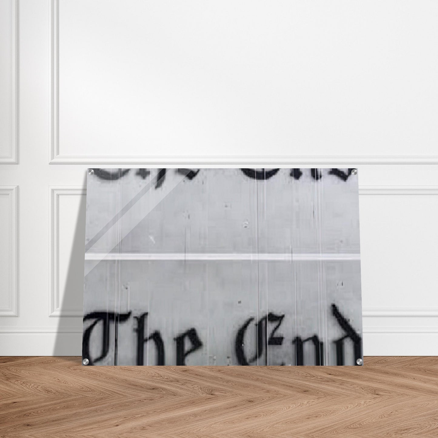 THE END 1991 - Edward Ruscha Acrylic Print - 70x100 cm / 28x40″ inches