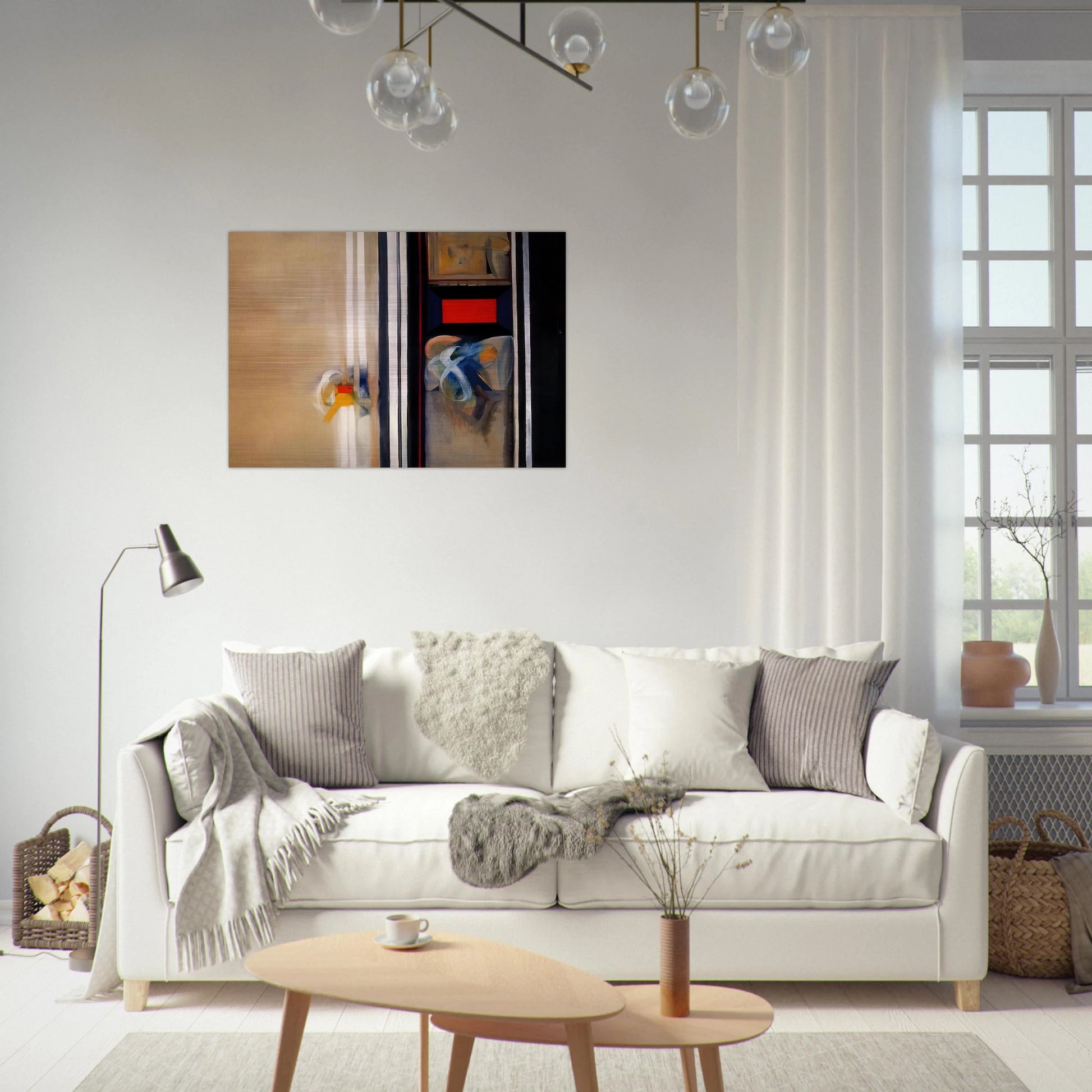 Treasury - Abstract Expressionism - Miriam Schapiro Brushed Aluminum Print - 70x100 cm / 28x40 inches | Miriam Schapiro Aluminum Print | Miriam Schapiro Prints