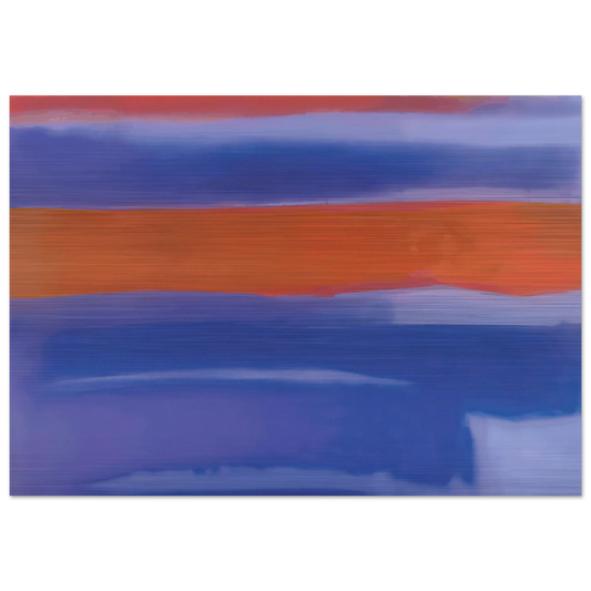 UNTITLED 1980 - Esteban Vicente Brushed Aluminum Print - 70x100 cm / 28x40 inches | Esteban Vicente Aluminum Print | Esteban Vicente Prints
