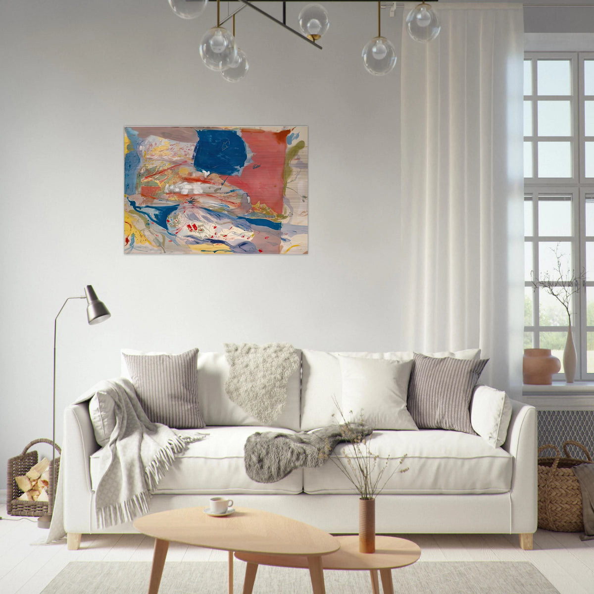 Lorelei, 1957- - Helen Frankenthaler Brushed Aluminum Print - 70x100 cm / 28x40 inches | Helen Frankenthaler Aluminum Print | Helen Frankenthaler Prints