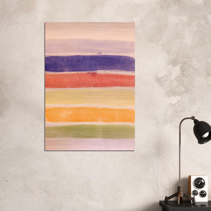 Meadow - 1981 - Ronnie Landfield Brushed Aluminum Print - 70x100 cm / 28x40 inches | Ronnie Landfield Aluminum Print | Ronnie Landfield Prints
