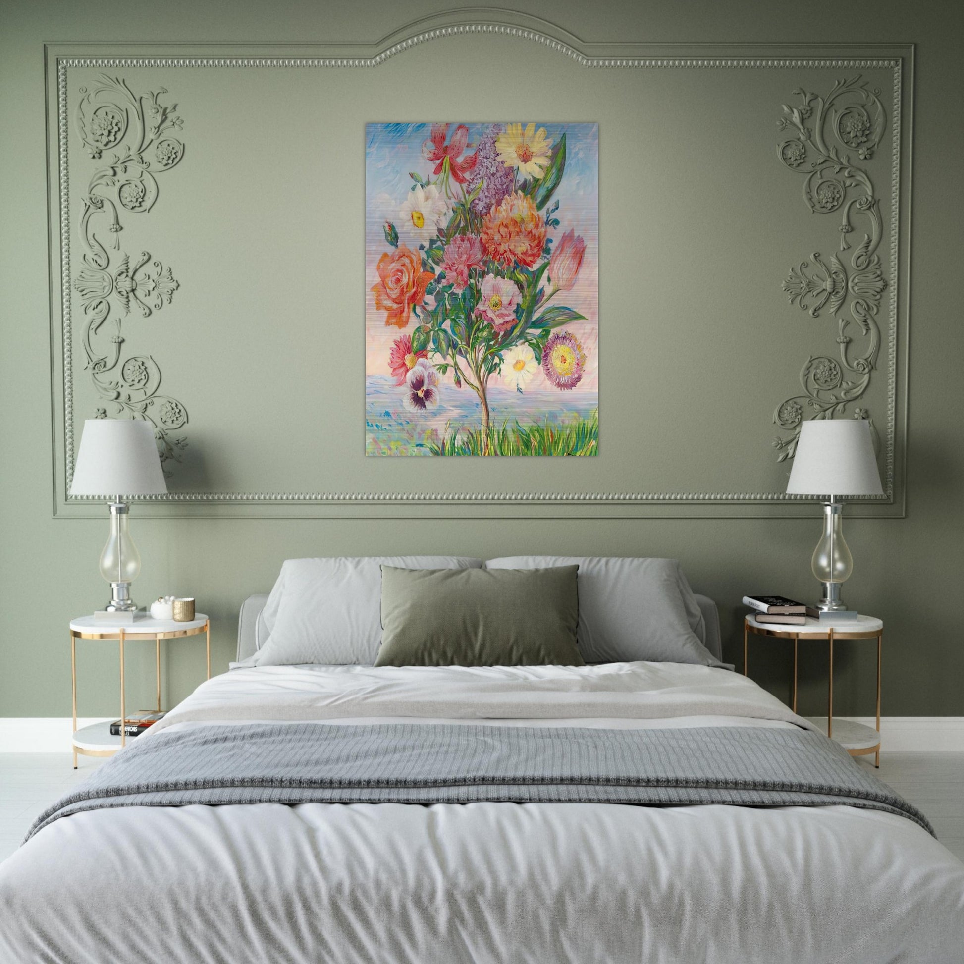 FORETHOUGHT 1943 - Rene Magritte Brushed Aluminum Print - 70x100 cm / 28x40 inches | Rene Magritte Aluminum Print | Rene Magritte Prints
