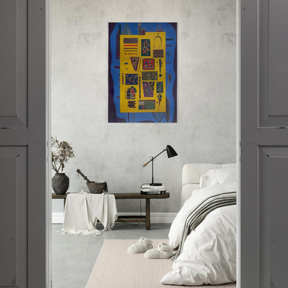 CONGLOMERAT 1943 - Wassily Kandinsky Brushed Aluminum Print - 70x100 cm / 28x40 inches | Wassily Kandinsky Aluminum Print | Wassily Kandinsky Prints