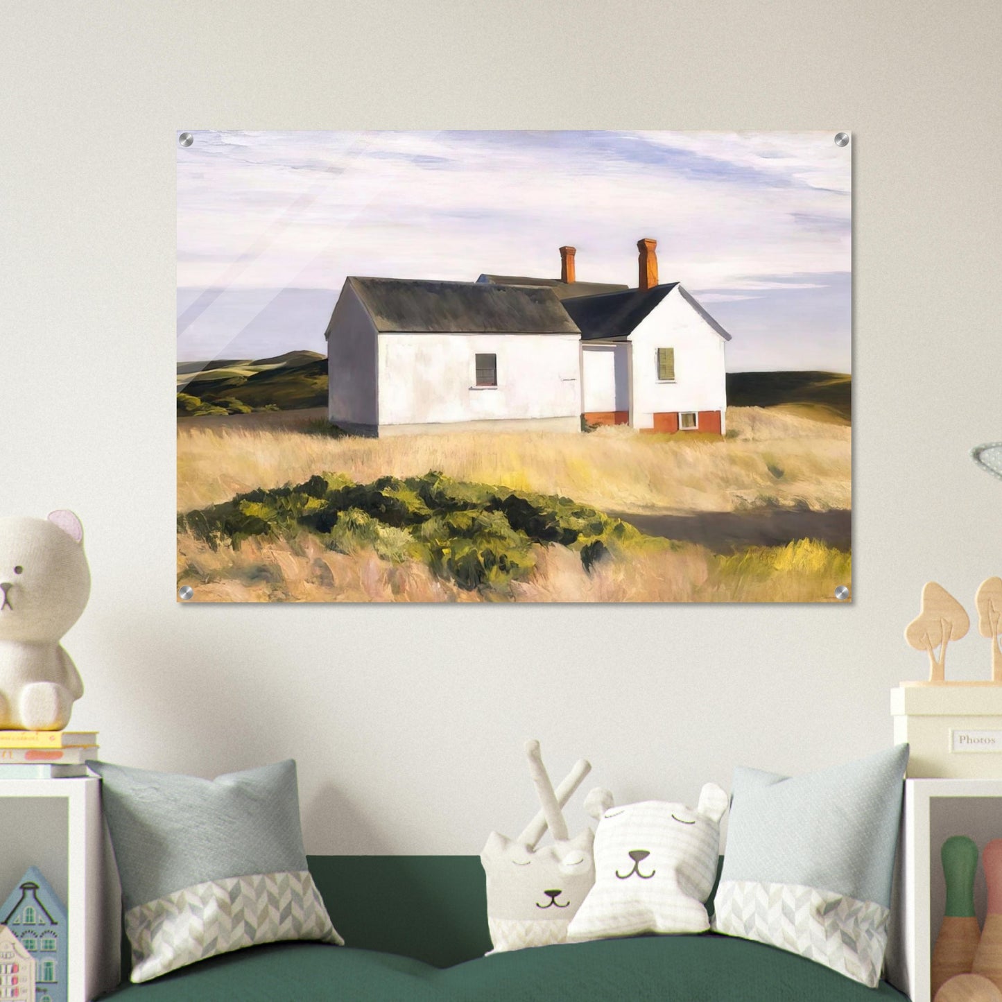 Ryders House - Edward Hopper Acrylic Print - 70x100 cm / 28x40″ inches