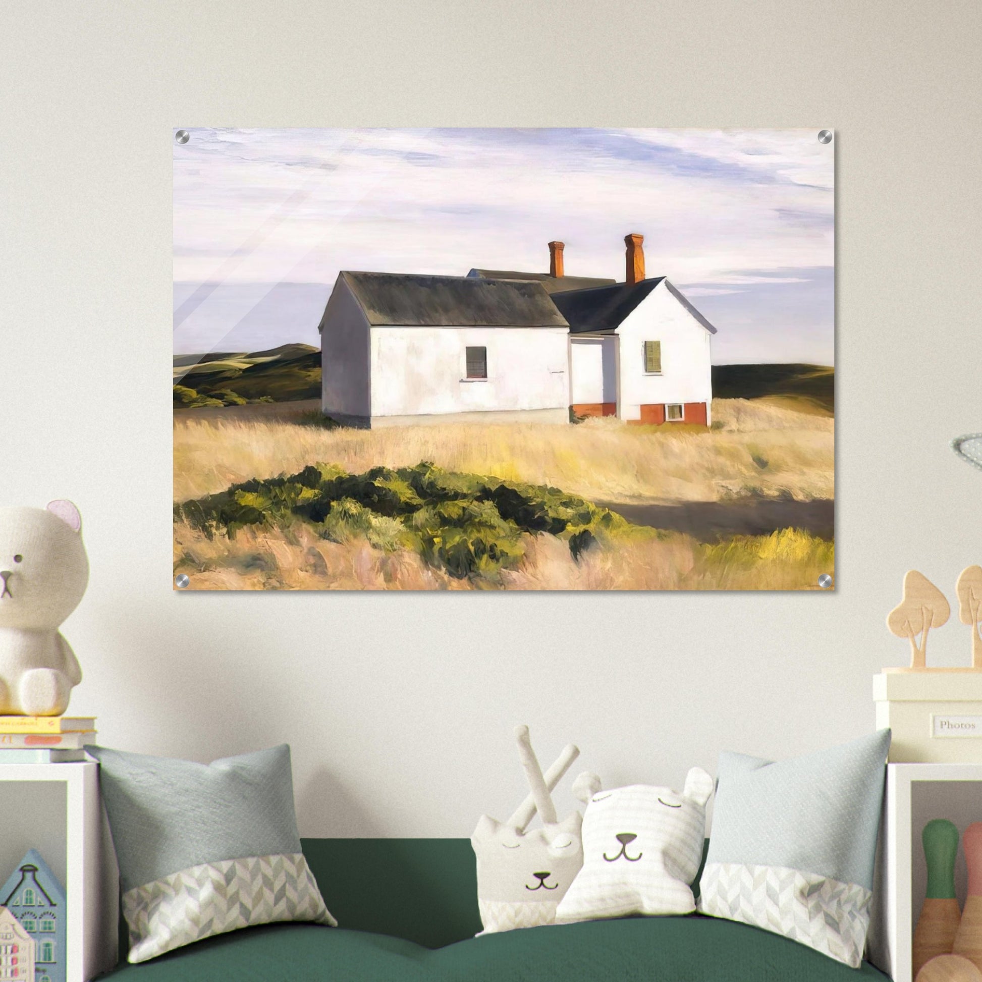 Ryders House - Edward Hopper Acrylic Print - 70x100 cm / 28x40″ inches