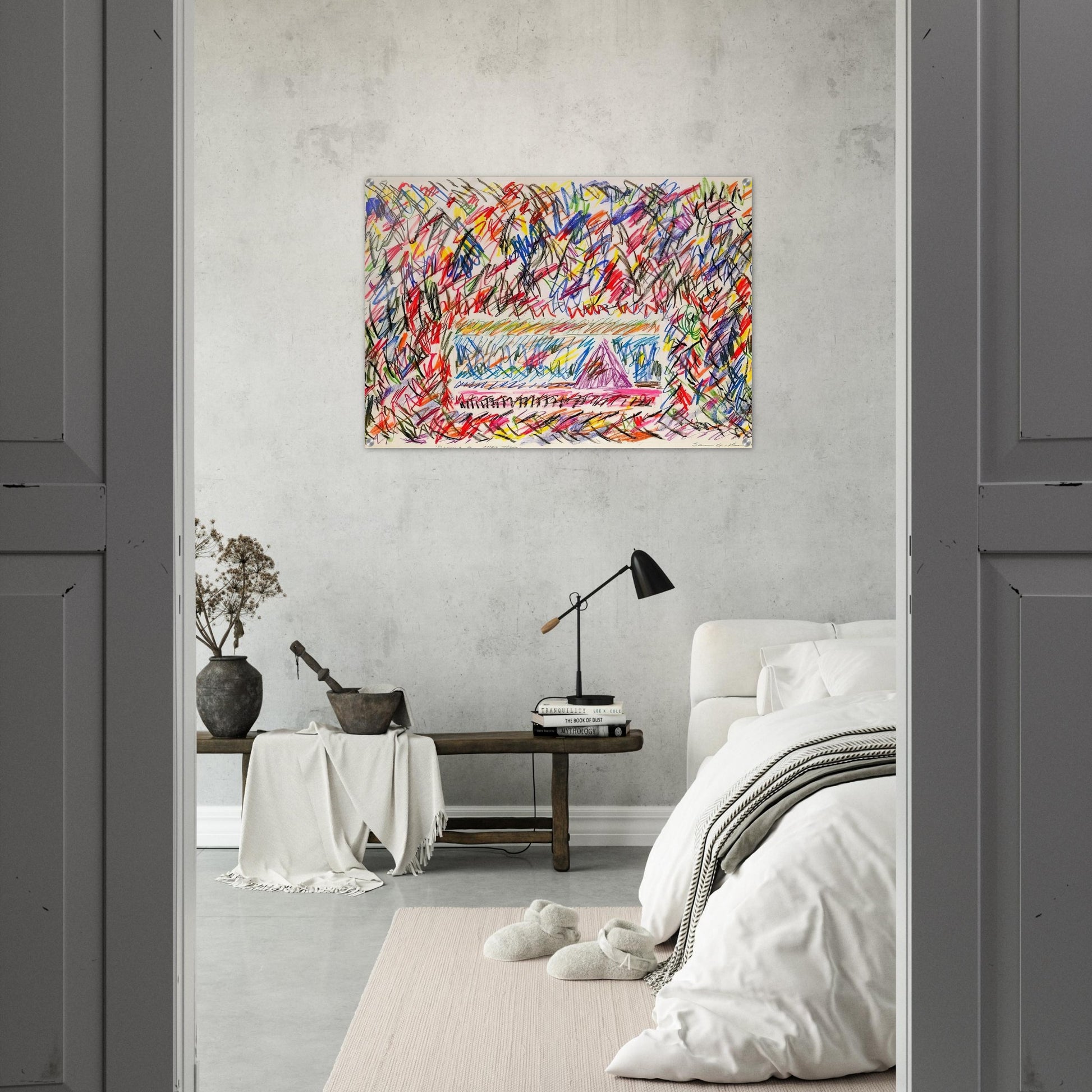 Coffee Thyme - Sam Gilliam Acrylic Print - 70x100 cm / 28x40″ inches
