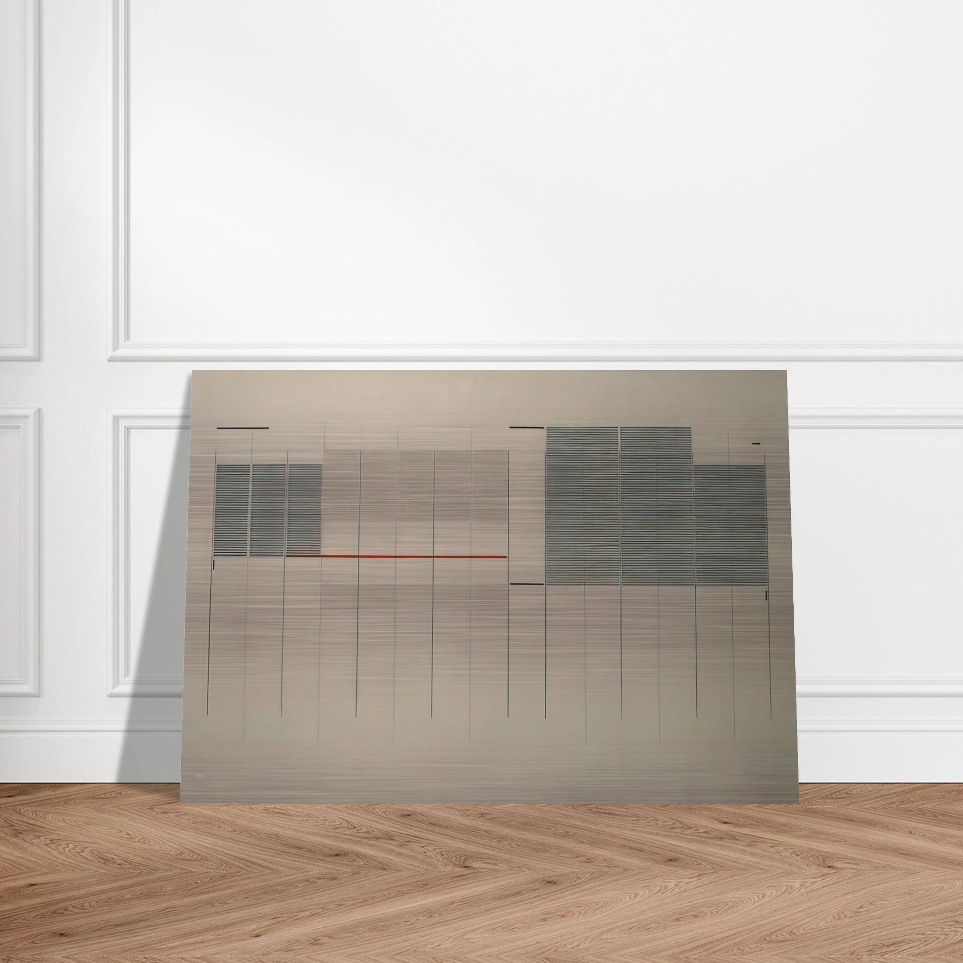 Acrilico no. 13 - 1976 - Bice Lazzari Brushed Aluminum Print - 70x100 cm / 28x40 inches | Bice Lazzari Aluminum Print | Bice Lazzari Prints