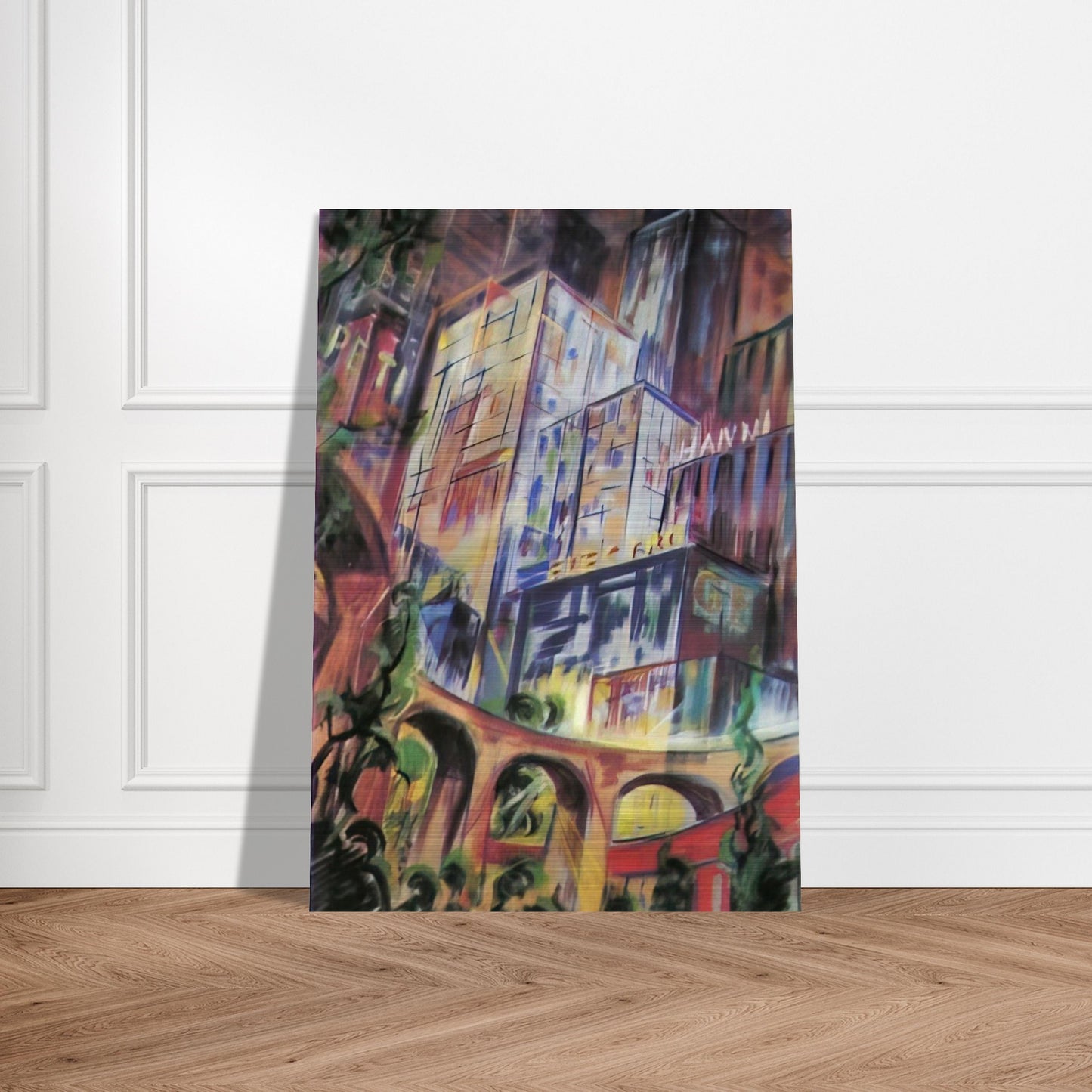 Untitled - Expressionism - Konrad Zuse Brushed Aluminum Print - 70x100 cm / 28x40 inches | Konrad Zuse Aluminum Print | Konrad Zuse Prints