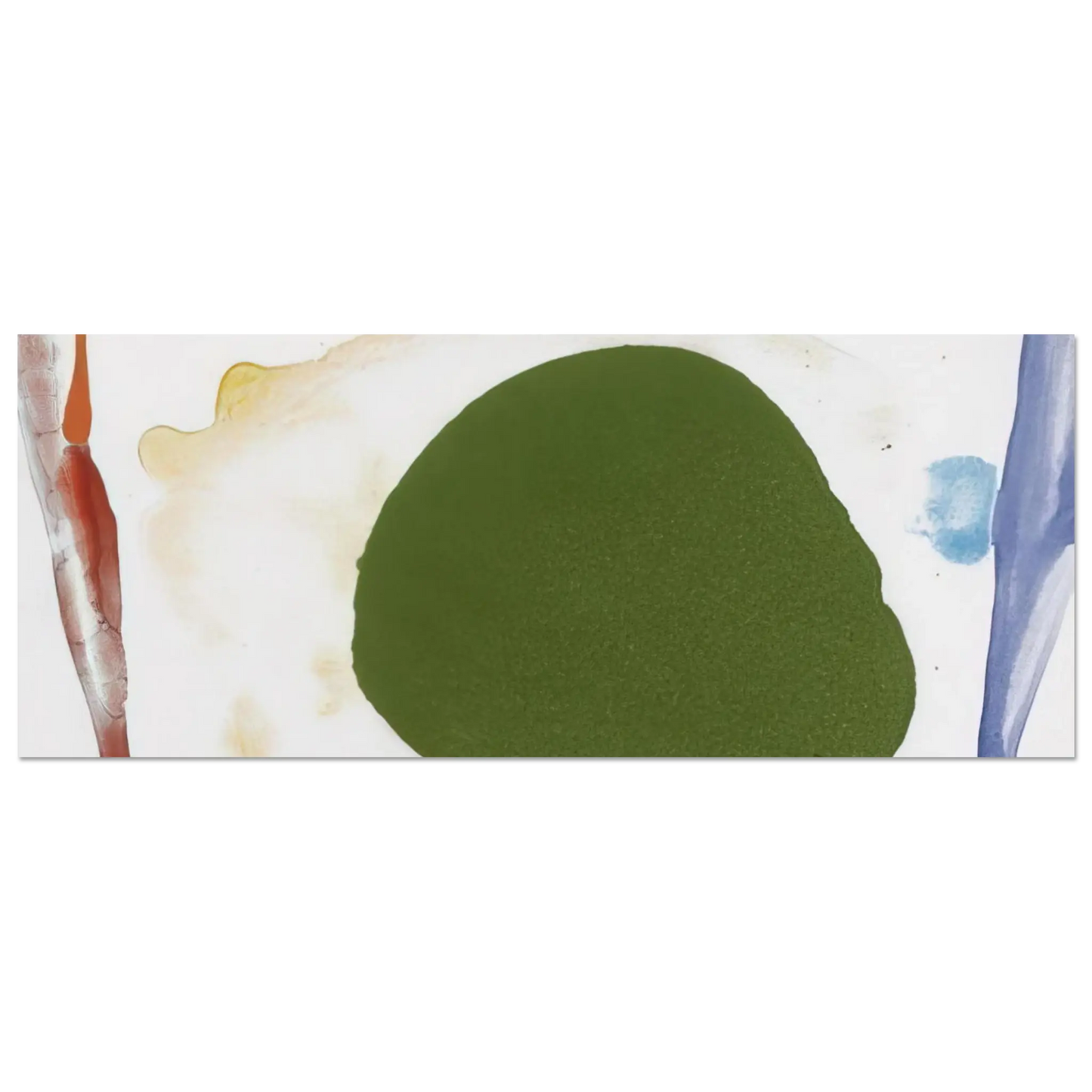Helen Frankenthaler - Thanksgiving Day - 1973 Wall art - 13x18 cm / 5x7 Inches - Premium Wooden Framed Poster With Fine Art Paper - Wood frame