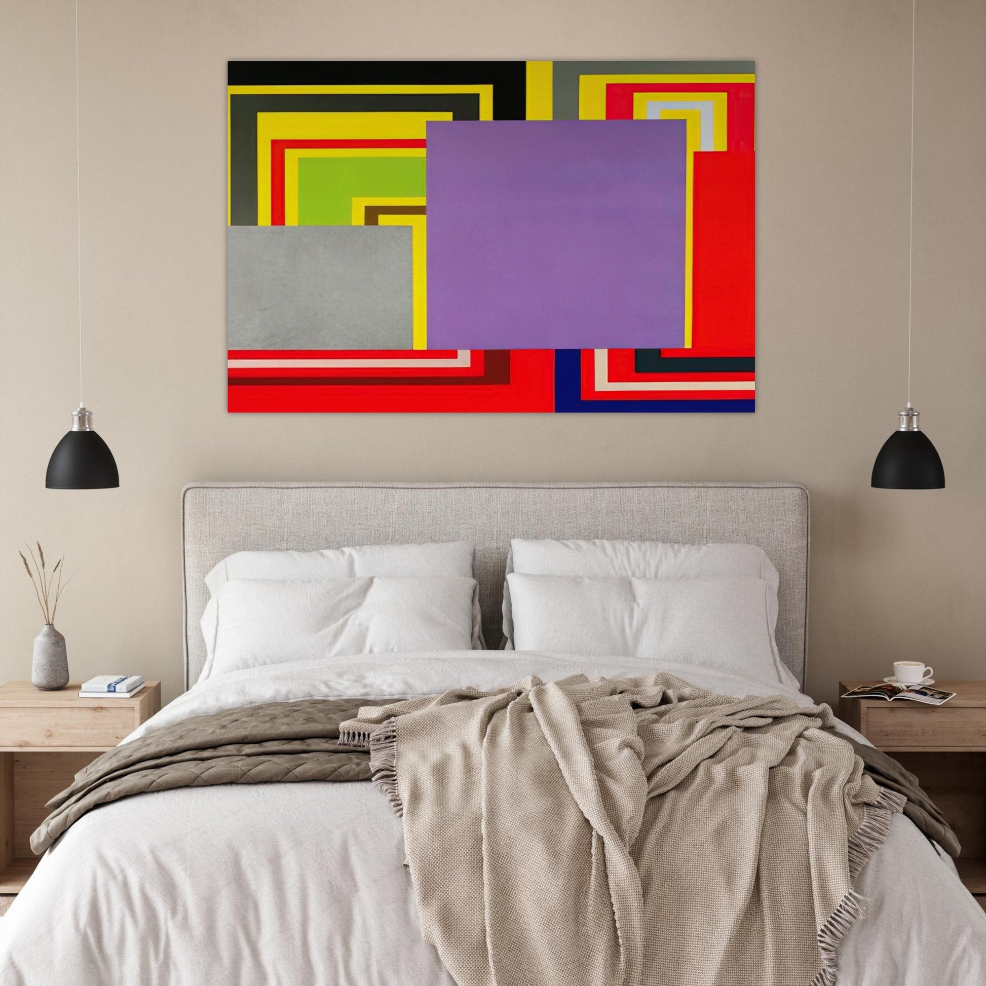 Cartoon Network - 1997 - Peter Halley Art Prints - 100x150 cm / 40x60″ inches | Peter Halley Poster | Peter Halley Prints