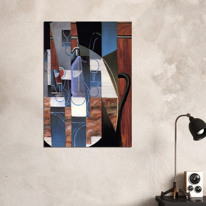 THE SIPHON 1913 - Juan Gris Brushed Aluminum Print - 70x100 cm / 28x40 inches | Juan Gris Aluminum Print | Juan Gris Prints