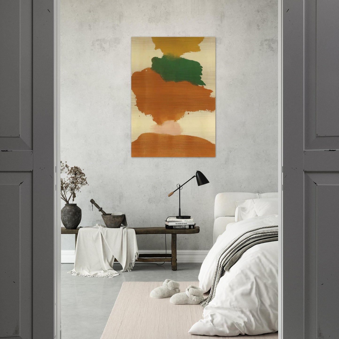 Untitled - 1963 - Helen Frankenthaler Brushed Aluminum Print - 70x100 cm / 28x40 inches | Helen Frankenthaler Aluminum Print | Helen Frankenthaler Prints