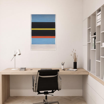 Boats in Sanary Harbor - Ellsworth Kelly Brushed Aluminum Print - 70x100 cm / 28x40 inches | Ellsworth Kelly Aluminum Print | Ellsworth Kelly Prints