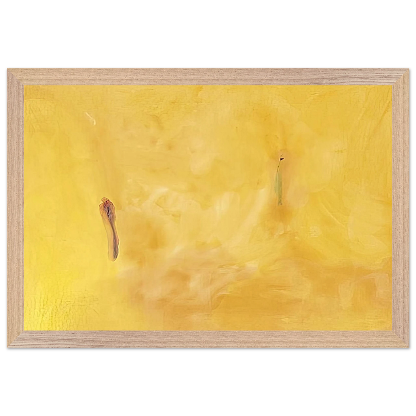 Helen Frankenthaler - Earliness - 1975 Wall art - 13x18 cm / 5x7 inches - Premium Wooden Framed Poster With Fine Art Paper-canvas - Black frame