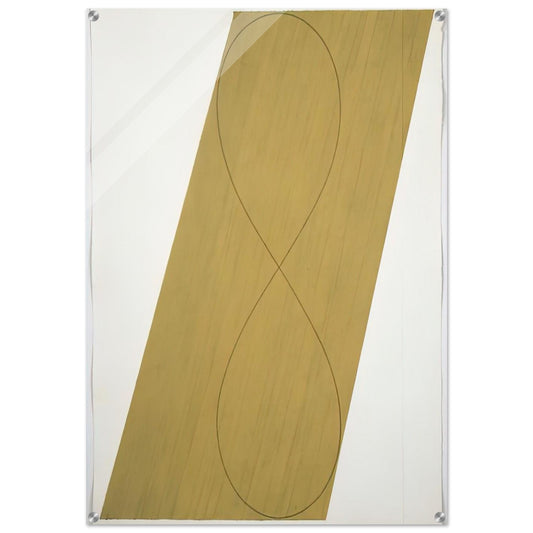 STUDY ATTIC SERIES VIII 1990 - Robert Mangold Acrylic Print - 70x100 cm / 28x40″ inches