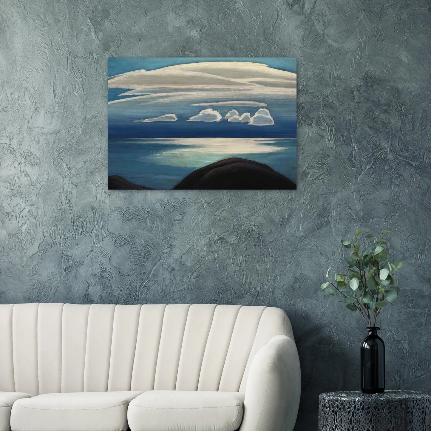 Lake Superior - 1928 - Lawren Harris Brushed Aluminum Print - 70x100 cm / 28x40 inches | Lawren Harris Aluminum Print | Lawren Harris Prints