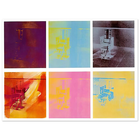 Andy Warhol - Electric Chair Fine Art Poster