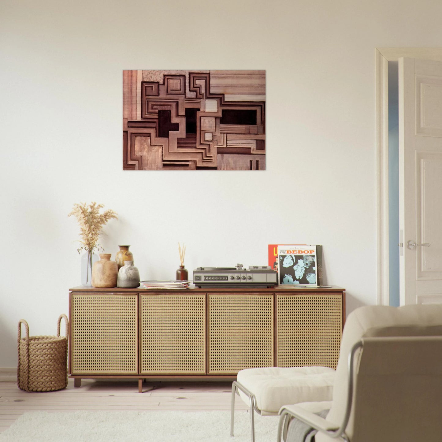 Two grays II - Frantisek Kupka Brushed Aluminum Print - 70x100 cm / 28x40 inches | Frantisek Kupka Aluminum Print | Frantisek Kupka Prints