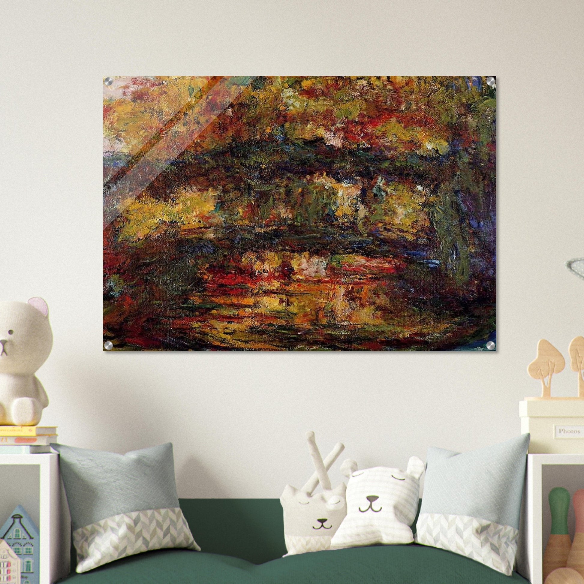 The Japanese Bridge 4 - claude monet Acrylic Print - 70x100 cm / 28x40″ inches