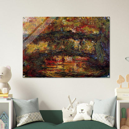 The Japanese Bridge 4 - claude monet Acrylic Print - 70x100 cm / 28x40″ inches