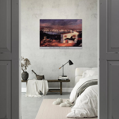 THE GARDEN AT LYANE - Salvador Dali Brushed Aluminum Print - 70x100 cm / 28x40 inches | Salvador Dali Aluminum Print | Salvador Dali Prints