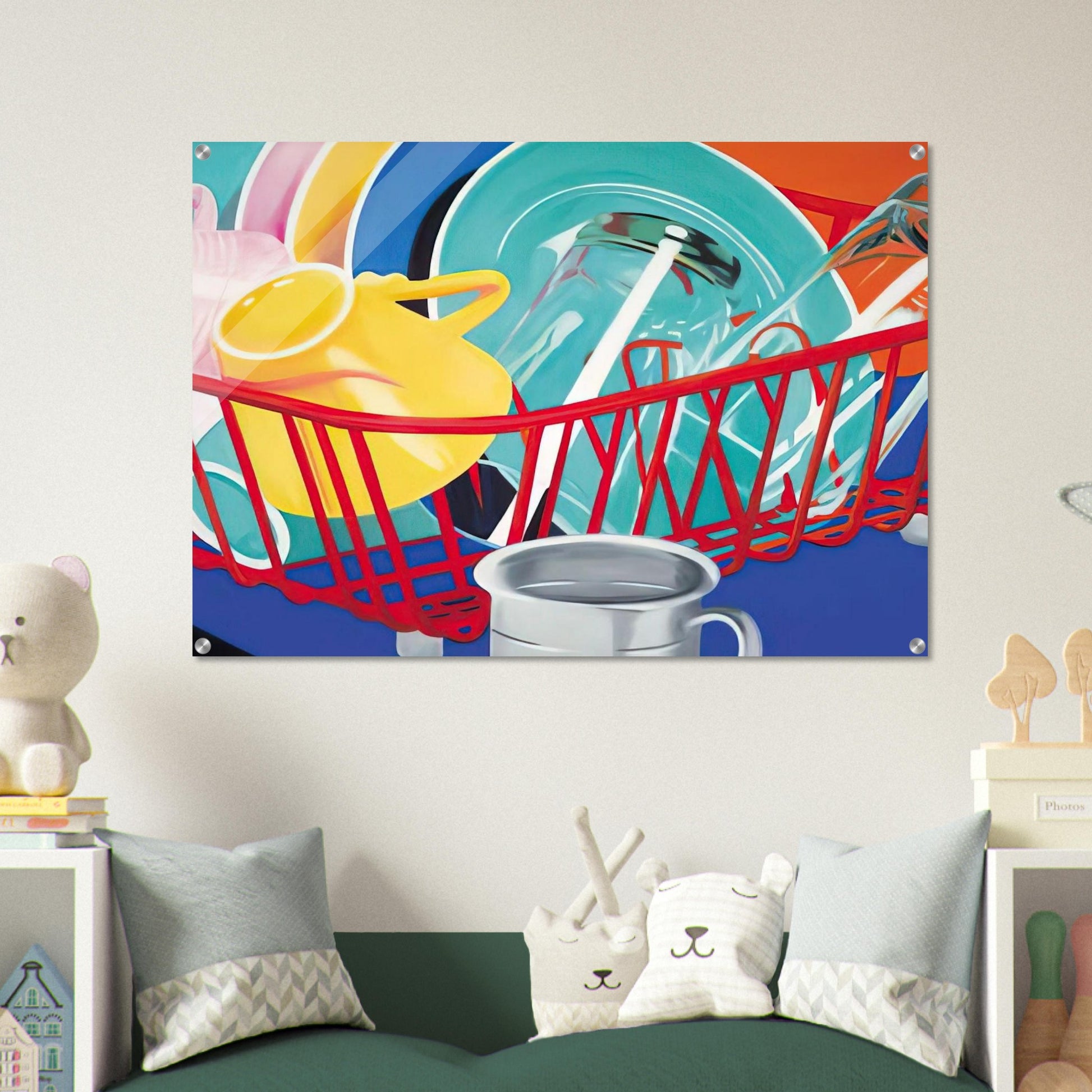 Dishes - James Rosenquist Acrylic Print - 70x100 cm / 28x40″ inches