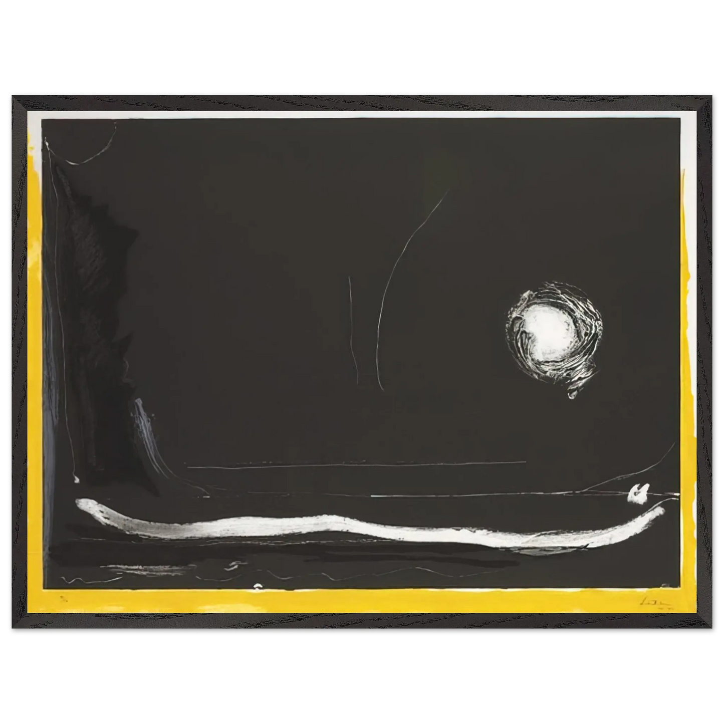 Helen Frankenthaler - Yellow Jack - 1985 Wall art - 45x60 cm / 18x24 Inches - Fine Art Poster - -