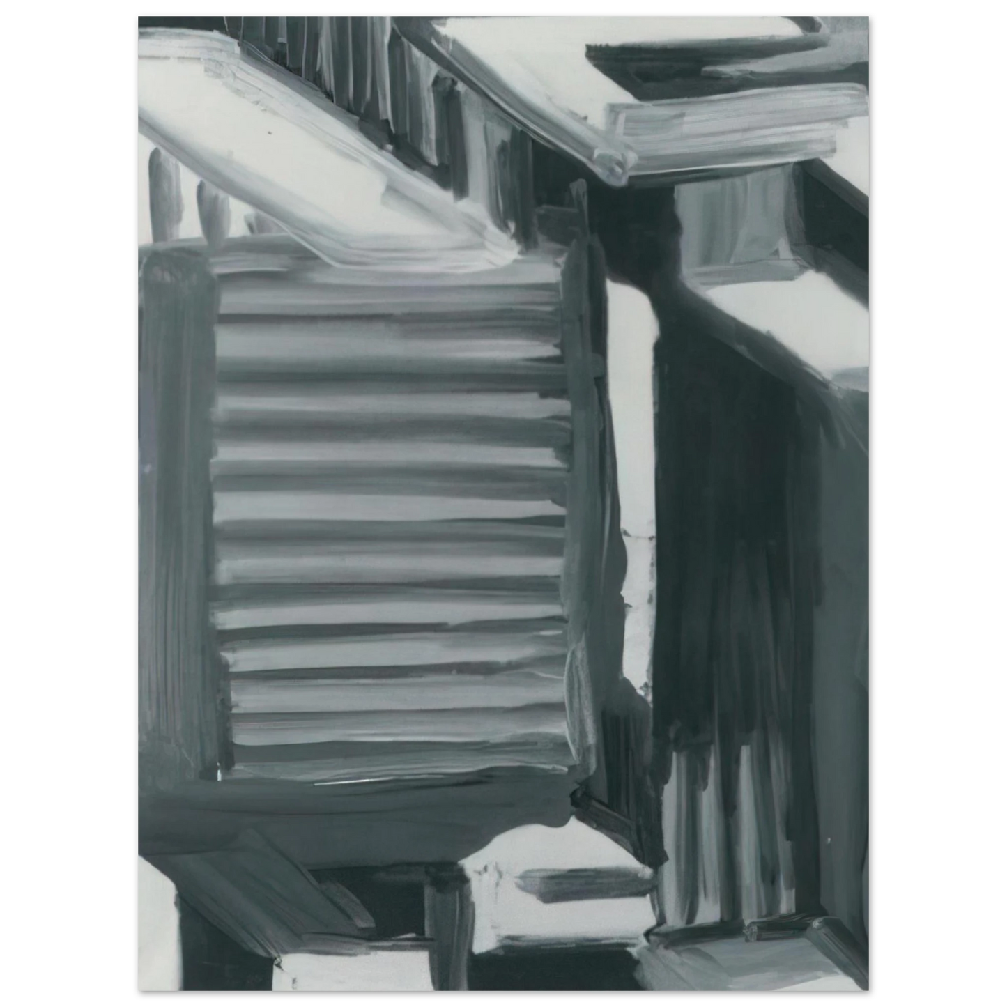 Gerhard Richter - TOWNSCAPE 1968 2  75x100 cm / 30x40inches Fine Art Poster