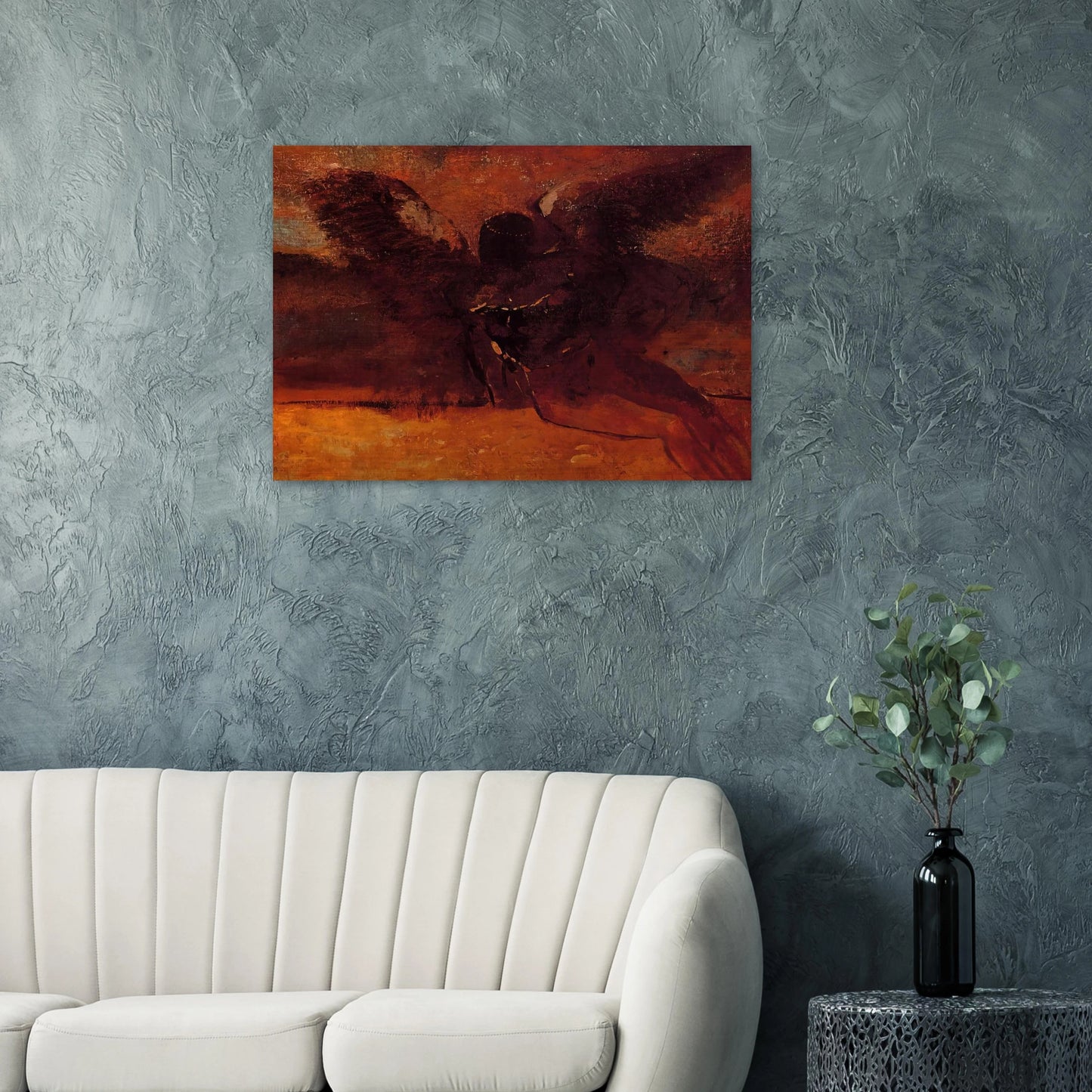 The Fall of Icarus - 1958 - Pablo Picasso Brushed Aluminum Print - 70x100 cm / 28x40 inches | Pablo Picasso Aluminum Print | Pablo Picasso Prints