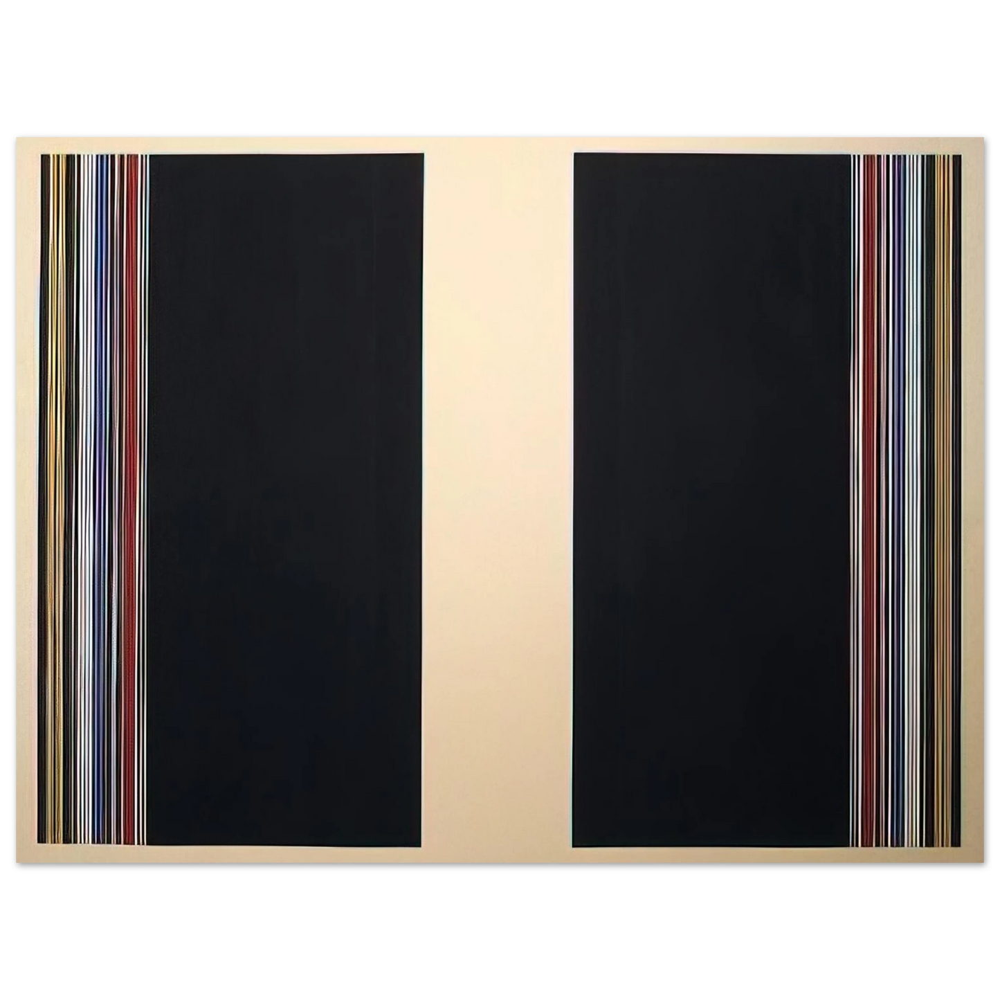 Gene Davis - Untitled - 1985  75x100 cm / 30x40inches Fine Art Poster