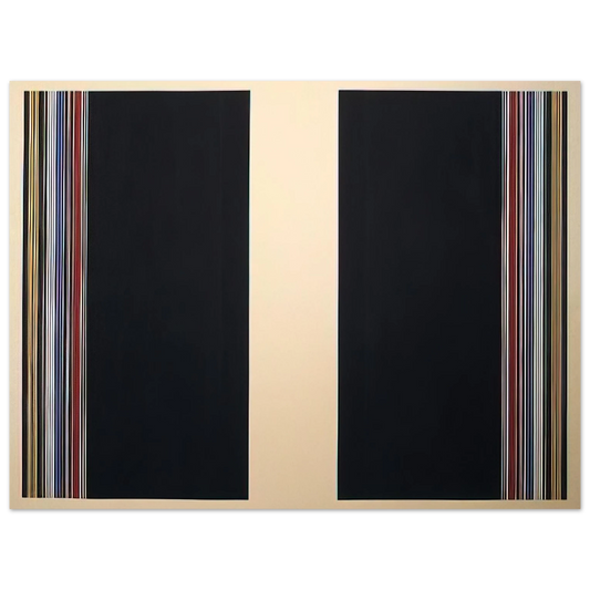 Gene Davis - Untitled - 1985  75x100 cm / 30x40inches Fine Art Poster