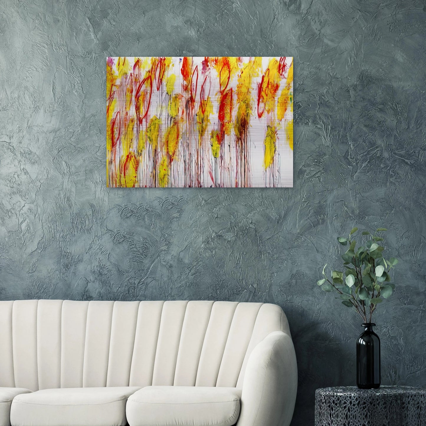 Lepanto, Part I - Cy Twombly Brushed Aluminum Print - 70x100 cm / 28x40 inches | Cy Twombly Aluminum Print | Cy Twombly Prints