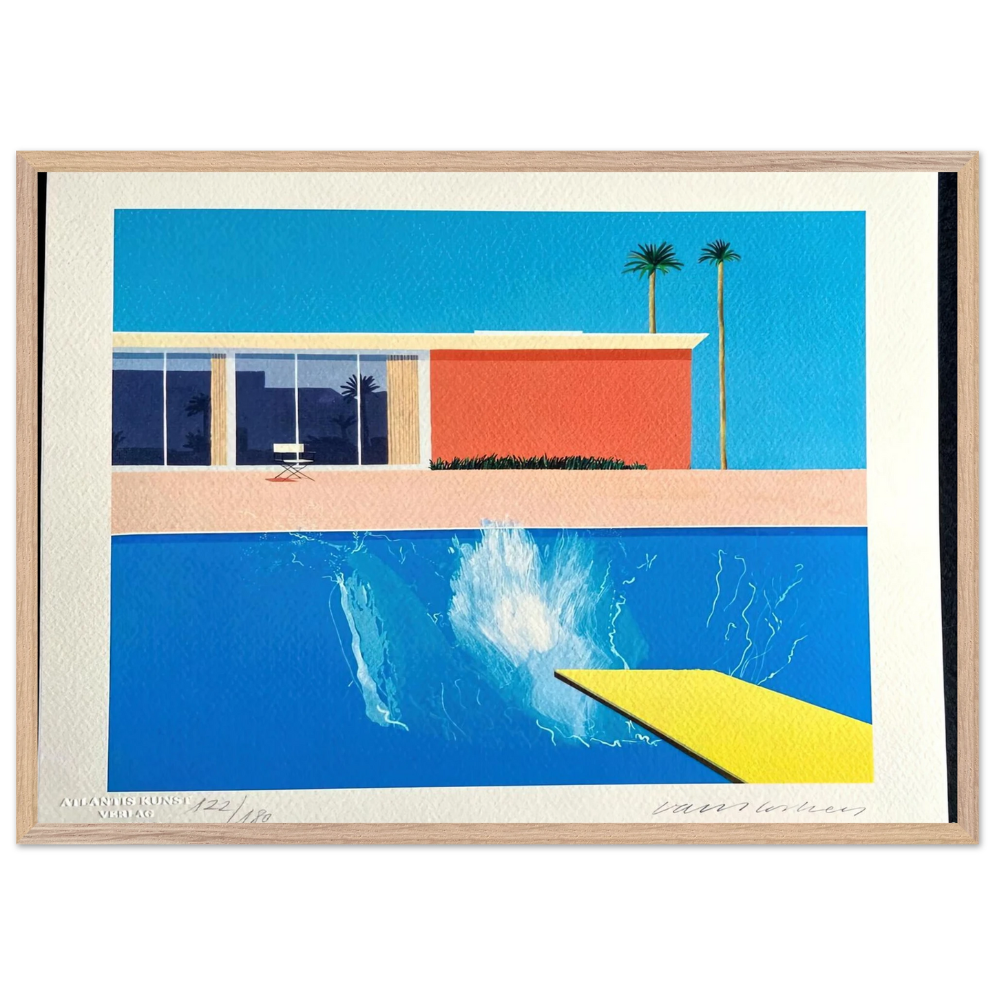 David Hockney - David Hockney Wall art - A1 (59.4 x 84.1  cm) - Fine Art Poster-canvas - -