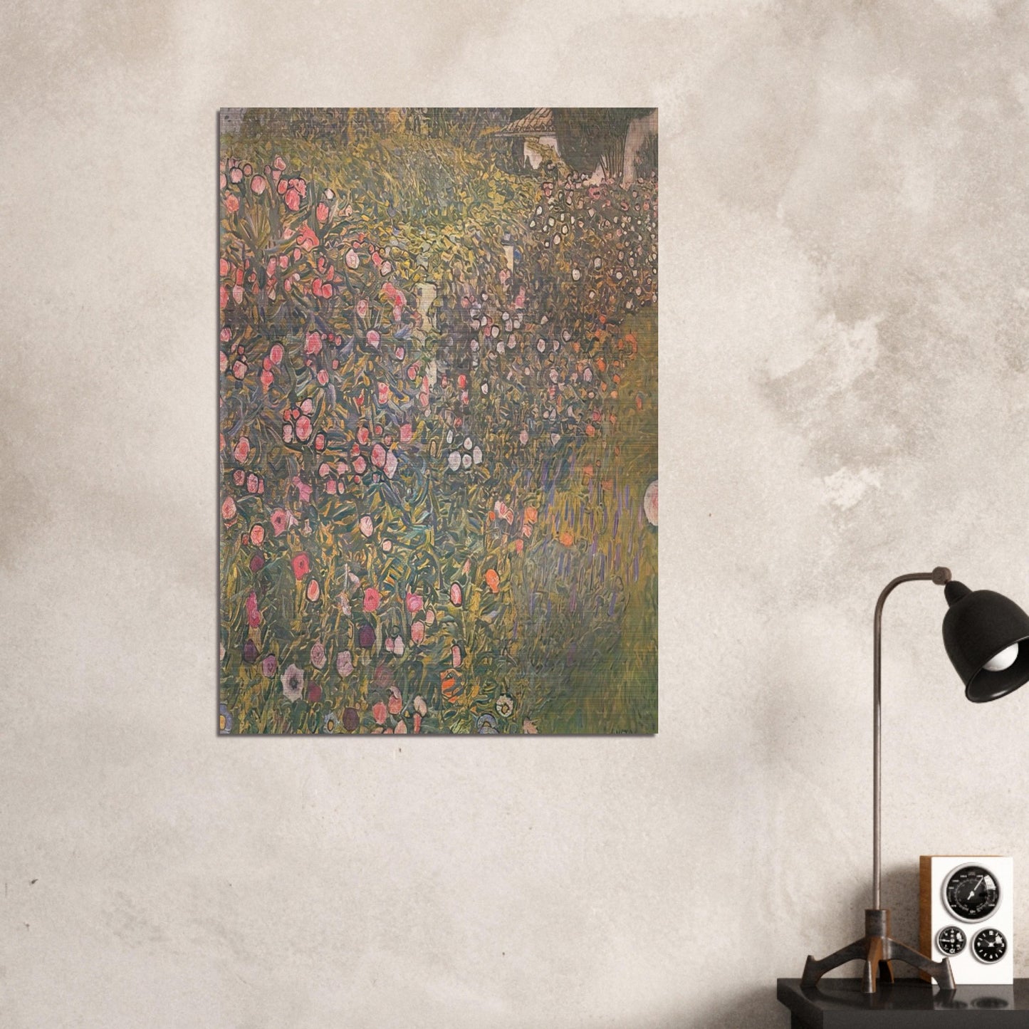 ITALIAN HORTICULTURAL LANDSCAPE - Gustav Klimt Brushed Aluminum Print - 70x100 cm / 28x40 inches | Gustav Klimt Aluminum Print | Gustav Klimt Prints