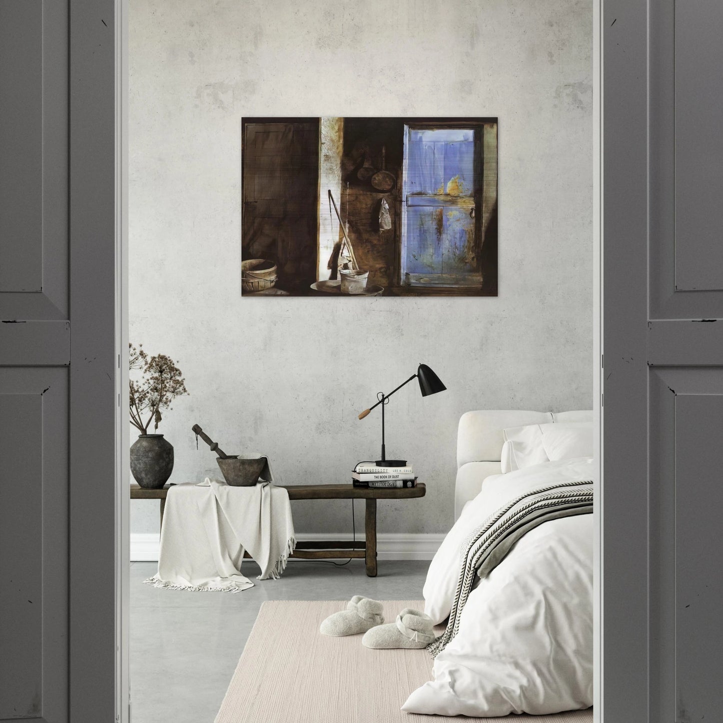 ALVARO CHRISTINA - Andrew Wyeth Brushed Aluminum Print - 70x100 cm / 28x40 inches | Andrew Wyeth Aluminum Print | Andrew Wyeth Prints
