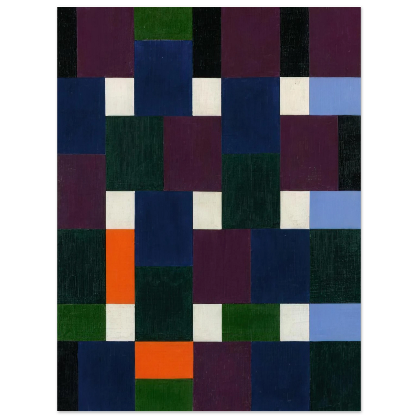 Max Bill - Eight Colour Groups - 1947  75x100 cm / 30x40inches Fine Art Poster