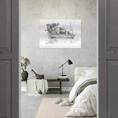 The Hero Leaves His Ship - Grace Hartigan Brushed Aluminum Print - 70x100 cm / 28x40 inches | Grace Hartigan Aluminum Print | Grace Hartigan Prints